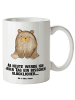 Mr. & Mrs. Panda Jumbo Tasse Bär sitzend mit Spruch in Weiß