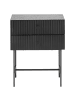Beliani Nachttisch COVENTRY in Schwarz - (W) 48 x (H) 59 x (L) 32 cm