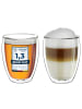 Creano 2er Set Thermoglas dg-h "Doppelwandglas" - 400ml