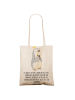 Mr. & Mrs. Panda Schultertasche Pinguin Kommunion mit Spruch in Creme