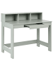 Beliani Schreibtisch ALVAR in Weiß - (W) 111 x (H) 96 x (L) 60 cm