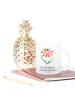 Mr. & Mrs. Panda Tasse Hummel Blume mit Spruch in Transparent