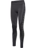 Hummel Hummel Tights Hmlmt Yoga Damen Atmungsaktiv Schnelltrocknend Nahtlosen in BLACK MELANGE