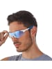 YEAZ SUNELATION Sport-Sonnenbrille weiß/rot in weiß / blau