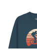 wat? Apparel Sweatshirt Mountainbike Silhouette in Petrol