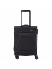 travelite Chios - 4-Rollen-Kabinentrolley S 55 cm (schwarz) in schwarz