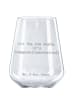 Mr. & Mrs. Panda Glas Rotwein Spruch Junggesellenabschied Spaß m... in Transparent