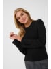Kaffe Strickpullover KAhallie Slim fit in Black Deep