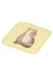 Mr. & Mrs. Panda Topflappen Katze Sitzen ohne Spruch in Gelb Pastell