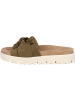 Palado Plateau-Pantoletten Omayra in Khaki
