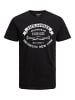 Jack & Jones T-Shirt JJEJEANS in Schwarz