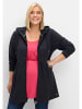 sheego Umstands-Sweatjacke in tiefblau