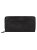 Greenburry Destressed Geldbörse RFID Schutz Leder 19 cm in silver grey