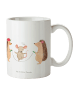 Mr. & Mrs. Panda Kaffeetasse Igel Seilhüpfen ohne Spruch in Weiß