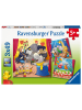 Ravensburger Ravensburger Kinderpuzzle - Tiere auf der Bühne - 3x49 Teile Puzzle für...