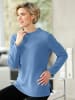 WITT WEIDEN Fleece-Shirt in mittelblau