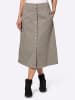 Sieh an! Jeans-Rock in taupe