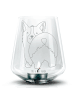 Mr. & Mrs. Panda Kerzenhalter Corgi Po ohne Spruch in Transparent