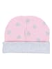 TupTam Unisex Kinder Beanie Mütze Schlauchschal Set in rosa/grau