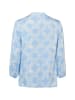 More & More Bluse in hellblau weiß