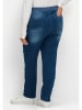 sheego Schmale Jeans in blue Denim