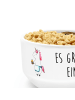 Mr. & Mrs. Panda Müslischale Porzellan Einhorn Muffin mit Spruch in Weiß
