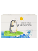 Mr. & Mrs. Panda Aufbewahrungsbox Pinguin Surfer mit Spruch in Weiß