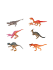 Wisam® Klassischer Zug mit Dinosauriern, Licht, Geräuschen