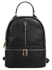 Samantha Look Rucksack echt Leder in schwarz