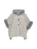 osha Damen Poncho in Wollweiss