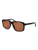 Web Männer Sonnenbrille Quadratisch Braun