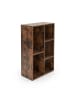 relaxdays Bücherregal in Braun - (B)50 x (H)80 x (T)24 cm