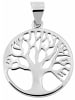 Adeliás Damen Anhänger Lebensbaum aus 925 Silber in silber