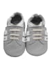 Yalion Leder-Krabbelschuhe in Grau