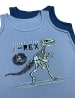 LOREZA 5er Set Unterhemden - T-Rex - Bunt