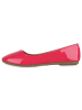 VAN HILL Klassische Ballerinas Coral in Fuchsia Lack
