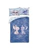 Lilo & Stitch Lilo & Stitch Bettwäsche Set aus Baumwolle Bettdeckenbezug 140 × in Blau