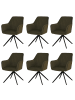 MCW 6er-Set Esszimmerstuhl L79 drehbar mit  Autoposition, Grün
