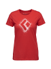 Black Diamond W CHALKED UP 2.0 SS TEE in Rot