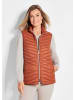 GOLDNER Steppweste Taillierte Daunenweste, leicht gefüttert in terrakotta