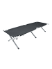 VCM  Alu Campingbett Feldbett 190cm Tosali M in Schwarz