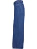 Urban Classics Urban Classics Damen Ladies Mid Waist Wide Denim in mid indigo washed