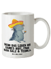 Mr. & Mrs. Panda Keramikbecher Axolotl Tequila mit Spruch in Weiß