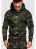 Humy Slim Hoodie mit Ärmeltasche & Camo Design A&S in Camouflage