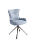 Angel Cerdá Drehstuhl 4204 in Blau / Dunkelgrau – (B)55 x (H)86 x (T)63 cm
