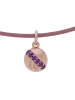 Xen Omegareif ''mit Anhänger Amethyst'' in mehrfarbig