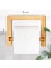 HENNEZ Toilettenpapier-Halter Wand Maria Bambus Braun