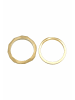 Elli Ring 925 Sterling Silber Ring Set in Gold