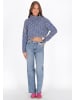 myMo Sweater in blue multicolor