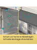 SONGMICS Klemmmarkise Sheld in Anthrazit - (B)120 x (H)(220-300) x (T)400 cm
